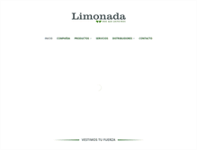 Tablet Screenshot of limonada.com.mx